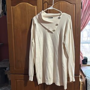Cream long sleeve sweater